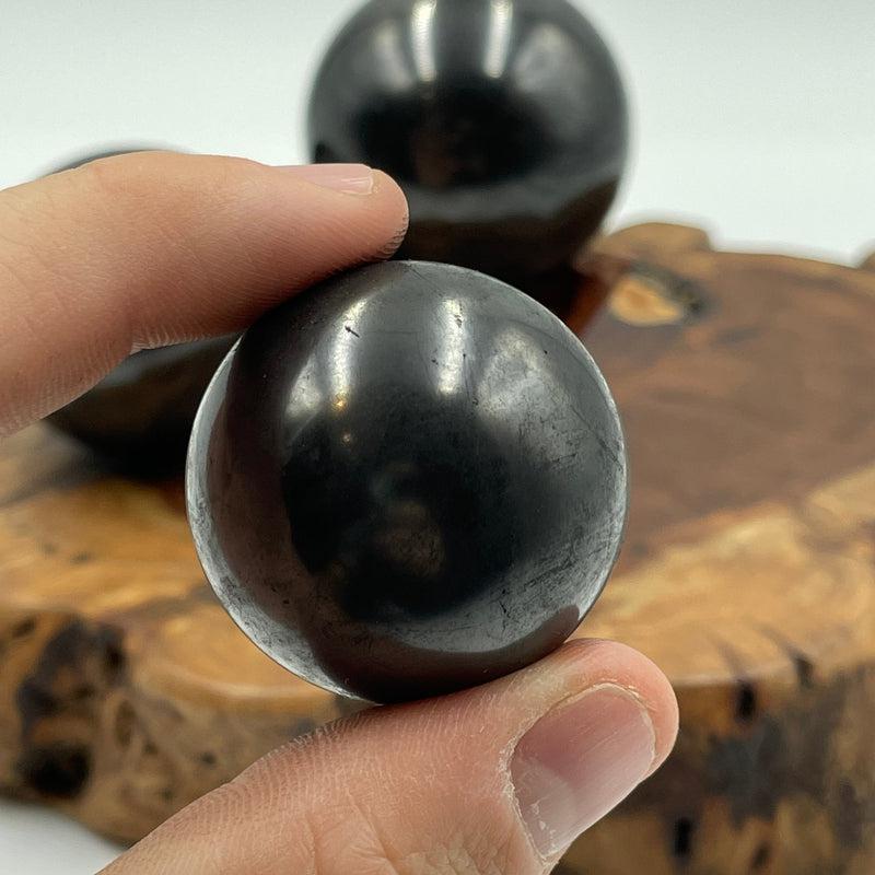 Natural Shungite Spheres || Protection || Russia-Nature's Treasures