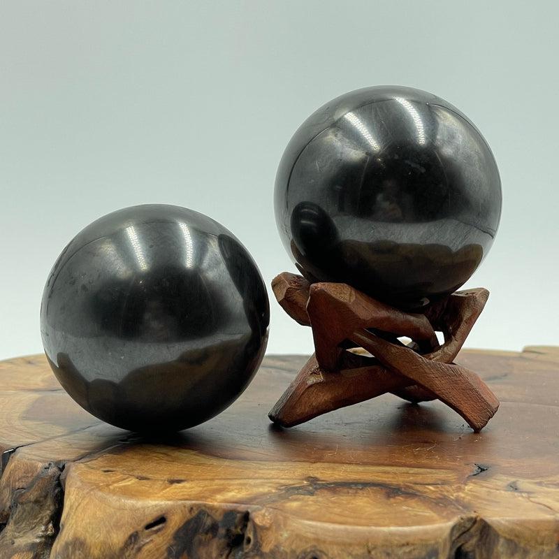 Natural Shungite Spheres || Protection || Russia-Nature's Treasures