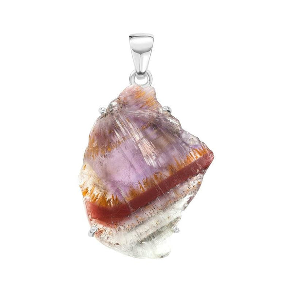 Rough Amethyst Pendant 1 3/4