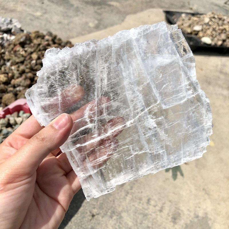 Natural Small Selenite Satin Spar Windows || Morocco-Nature's Treasures