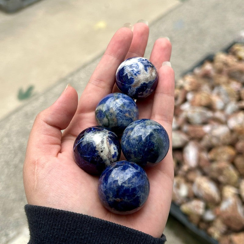 Natural Sodalite Spheres || Communication || From Africa & China-Nature's Treasures