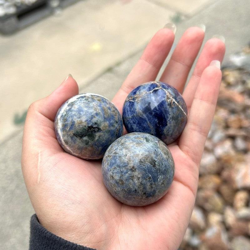 Natural Sodalite Spheres || Communication || From Africa & China-Nature's Treasures