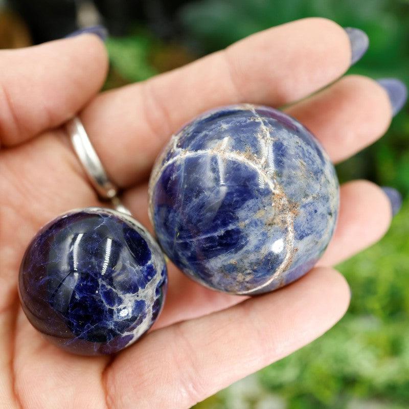 Natural Sodalite Spheres || Communication || From Africa & China-Nature's Treasures