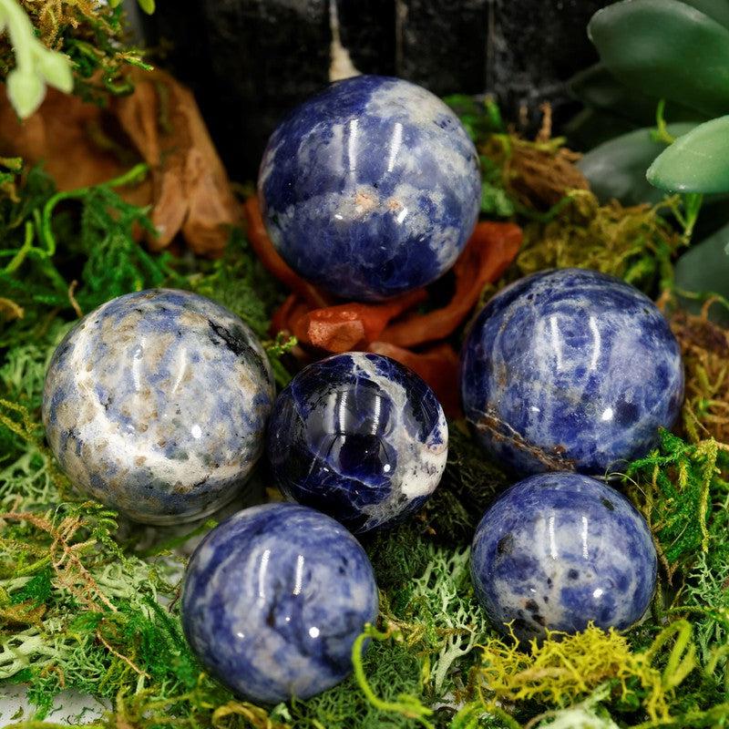 Natural Sodalite Spheres || Communication || From Africa & China-Nature's Treasures