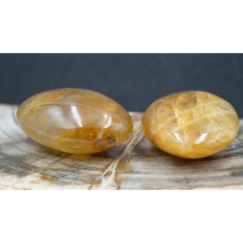 Natural Yellow Hematoid Palm Stones || Cleansing Aura || Madagascar-Nature's Treasures