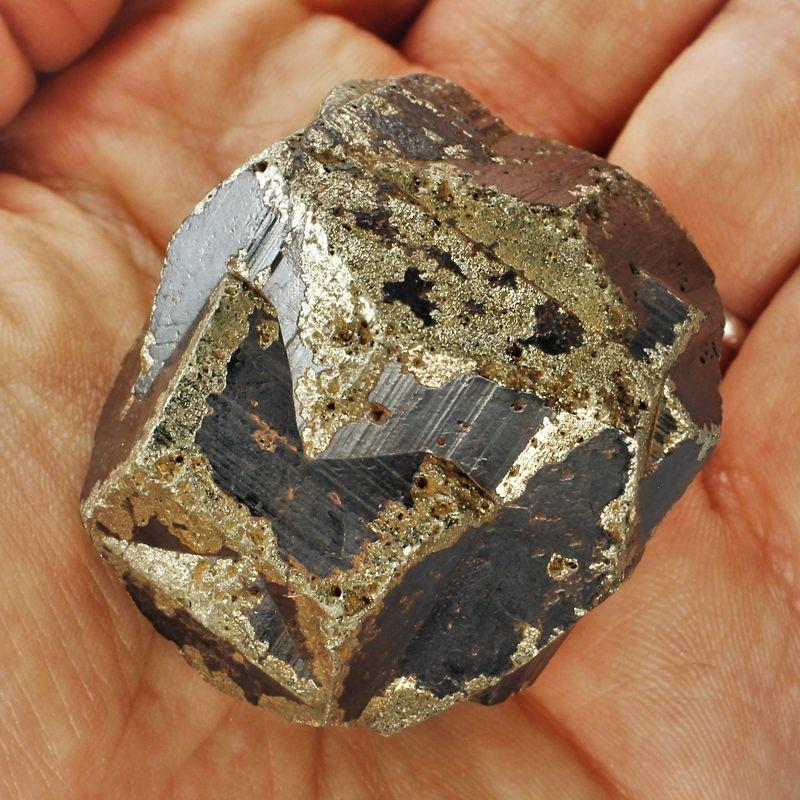 Naturally Formed Faceted "Twin Cross" Iron Pyrite Specimens | Columbia-Nature's Treasures