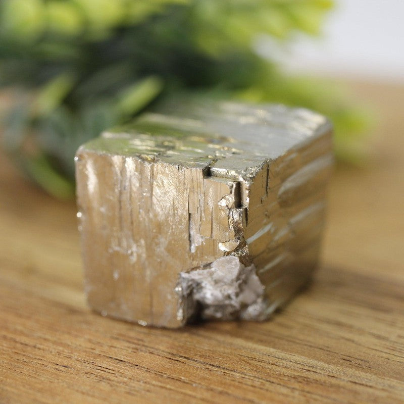 Naturally Formed Pyrite Cube Carvings || Protection || Spain-Nature's Treasures