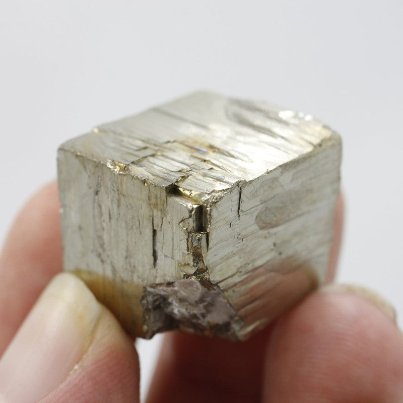 Naturally Formed Pyrite Cube Carvings || Protection || Spain-Nature's Treasures