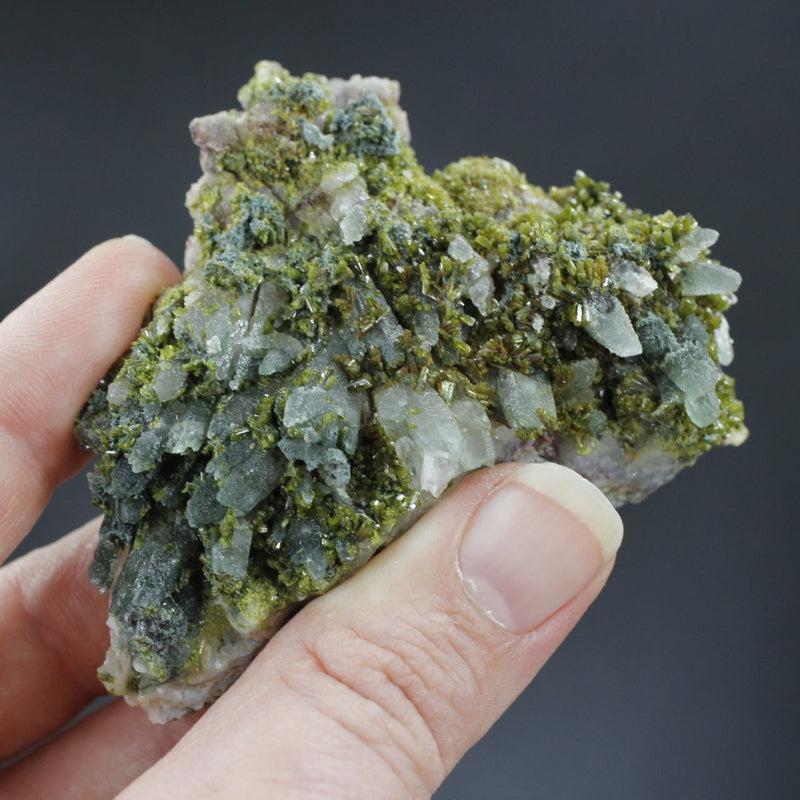 Naturally Formed Rough Epidote Clusters || Cleansing Negativity, Manifestation-Nature's Treasures