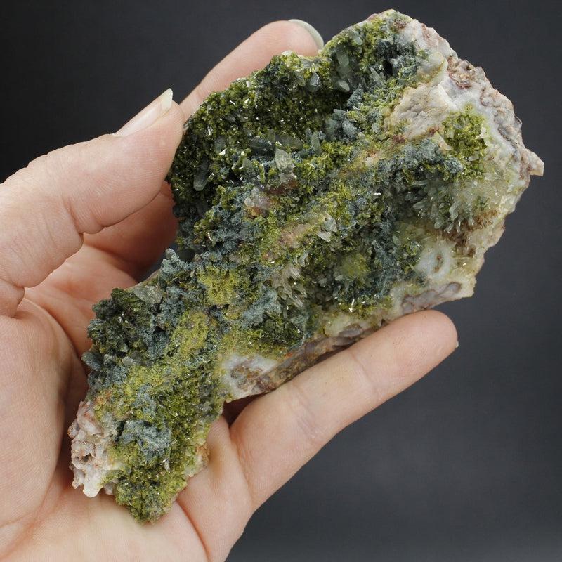 Naturally Formed Rough Epidote Clusters || Cleansing Negativity, Manifestation-Nature's Treasures