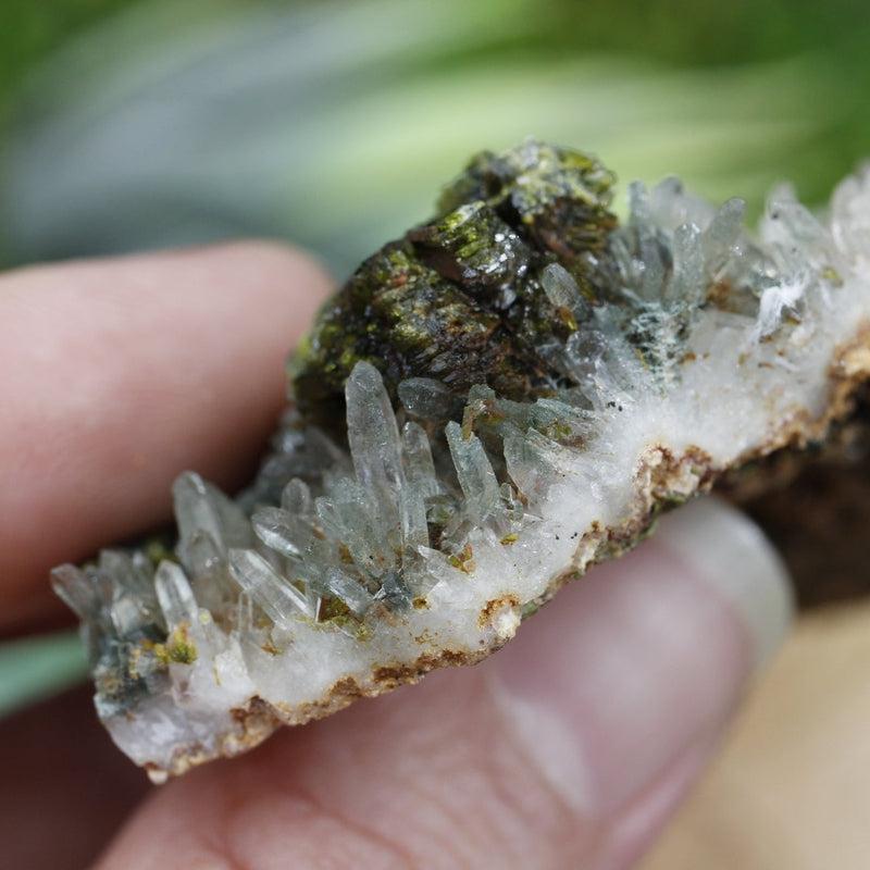 Naturally Formed Rough Epidote Clusters || Cleansing Negativity, Manifestation-Nature's Treasures
