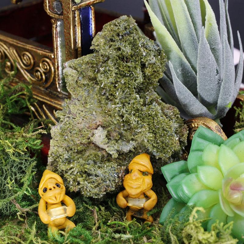 Naturally Formed Rough Epidote Clusters || Cleansing Negativity, Manifestation-Nature's Treasures