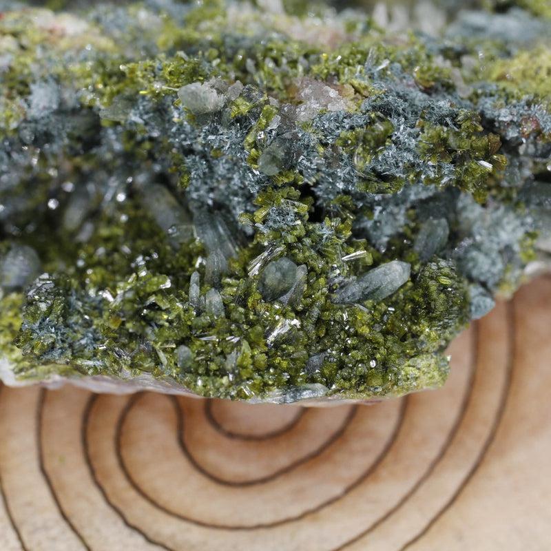 Naturally Formed Rough Epidote Clusters || Cleansing Negativity, Manifestation-Nature's Treasures