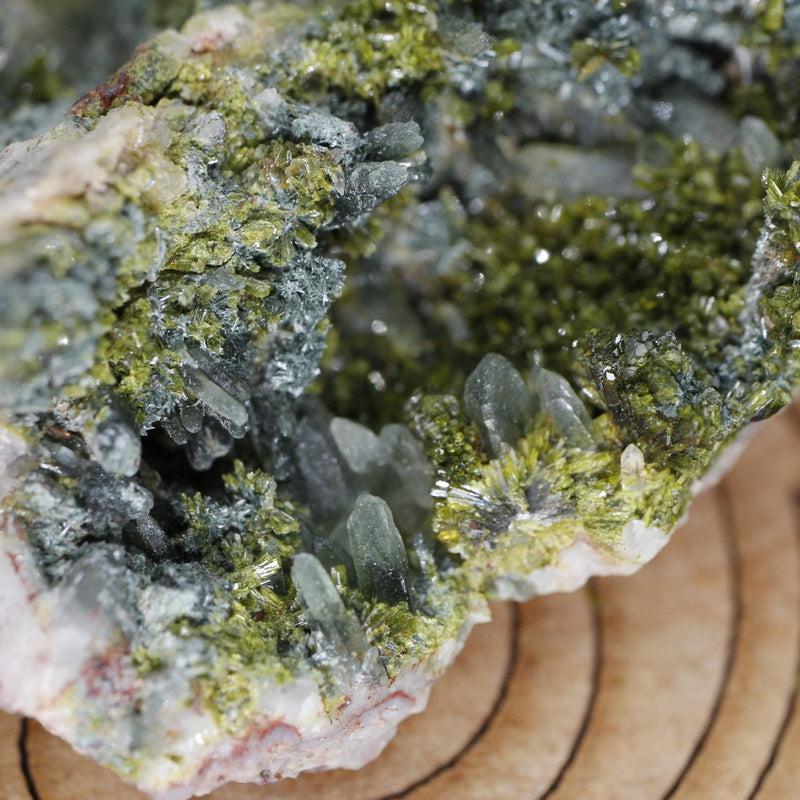 Naturally Formed Rough Epidote Clusters From Brazil-Nature's Treasures
