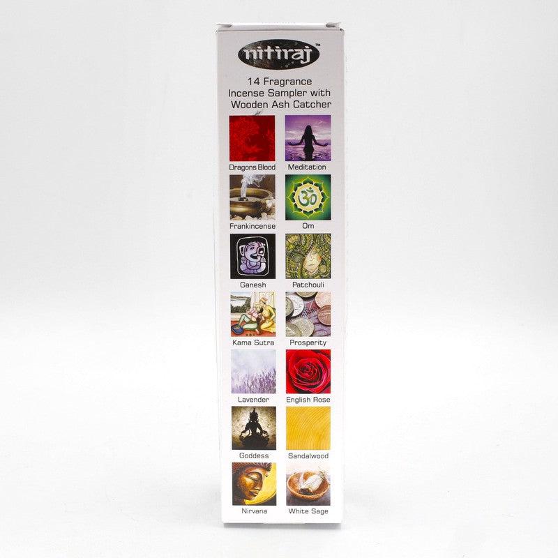 Nitiraj Incense Sampler Pack w/ Wood Burner-Nature's Treasures