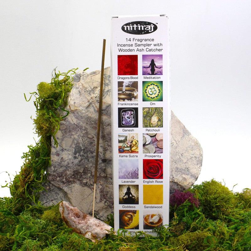 Nitiraj Incense Sampler Pack w/ Wood Burner-Nature's Treasures