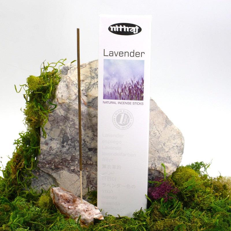 Nitiraj Incense Sticks "Lavender" 25gr-Nature's Treasures