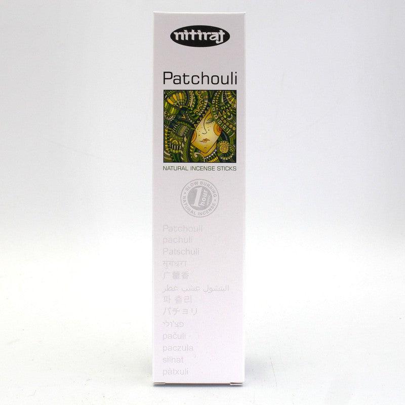 Nitiraj Incense Sticks "Patchouli" 25gr-Nature's Treasures