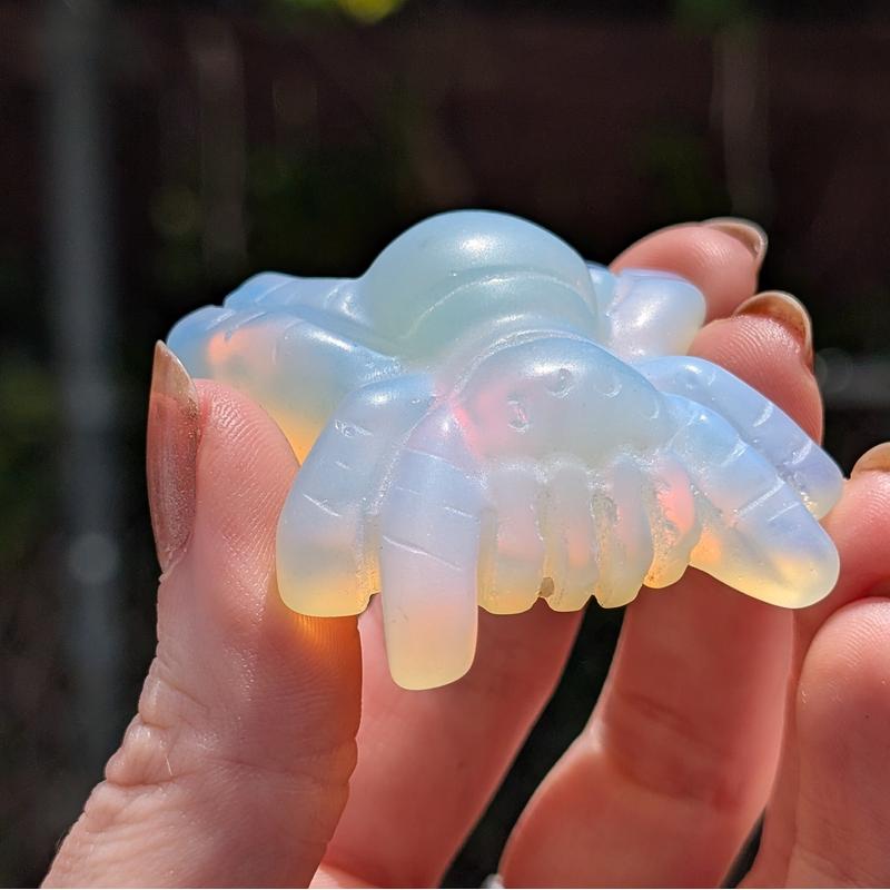 Opalite Spider Crystal Carving || Trunk Show