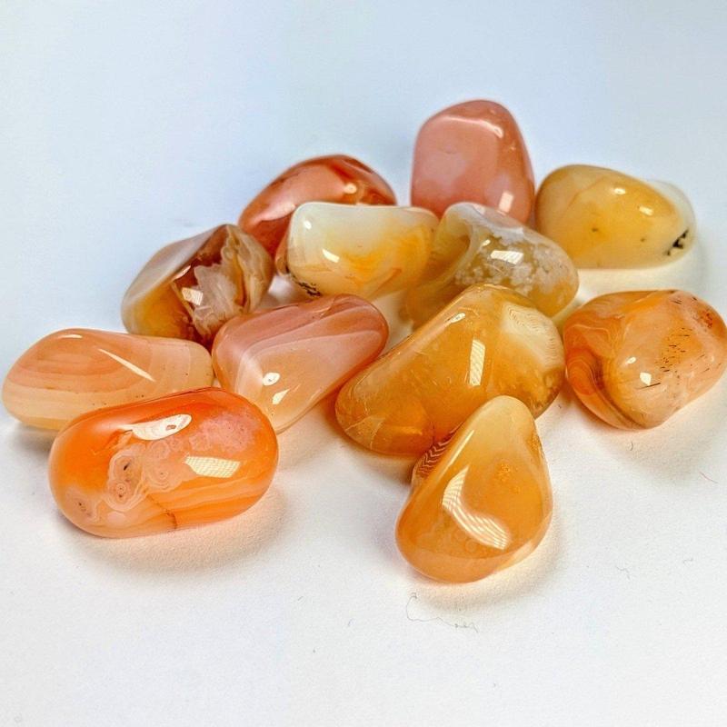 Peach Botswana Agate Tumbled Stones || Botswana-Nature's Treasures