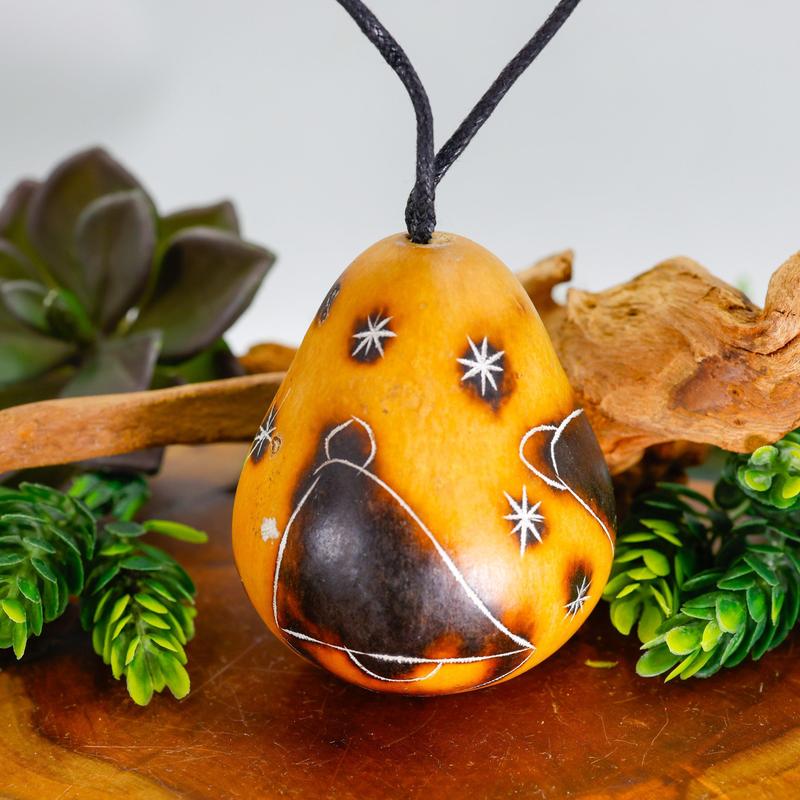 Peruvian Gourd Nativity Ornament || Trunk Show-Nature's Treasures