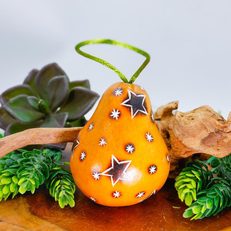 Peruvian Gourd Nativity Ornament || Trunk Show-Nature's Treasures