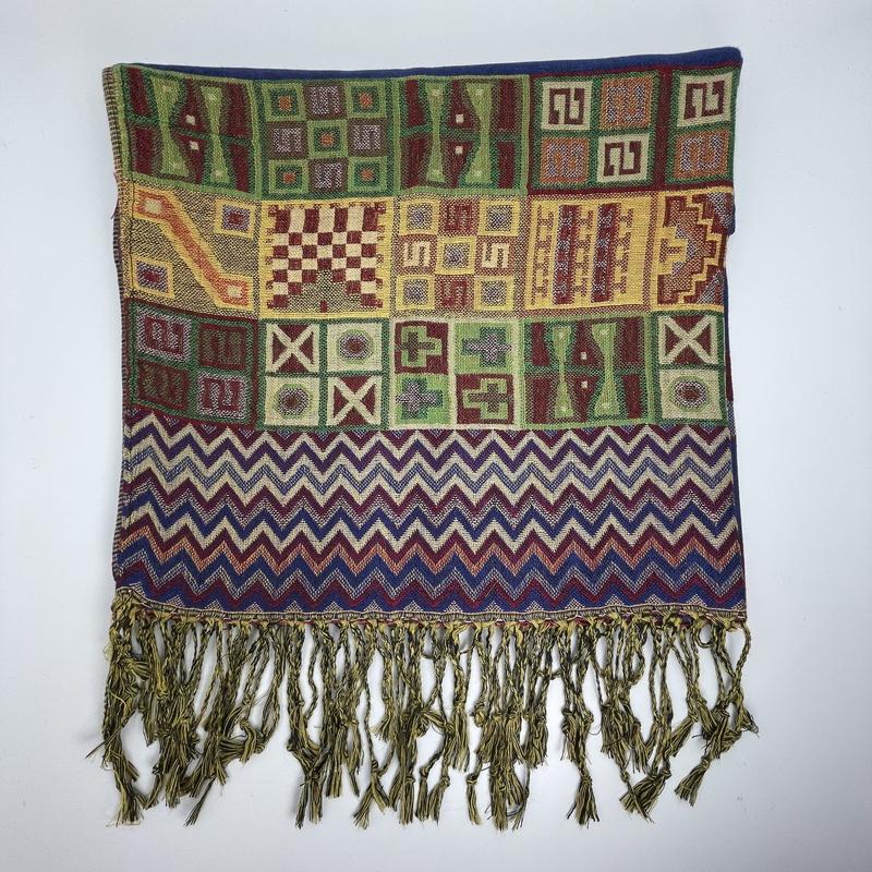 Peruvian Hand Woven Alpaca Shawl Scarf-Nature's Treasures