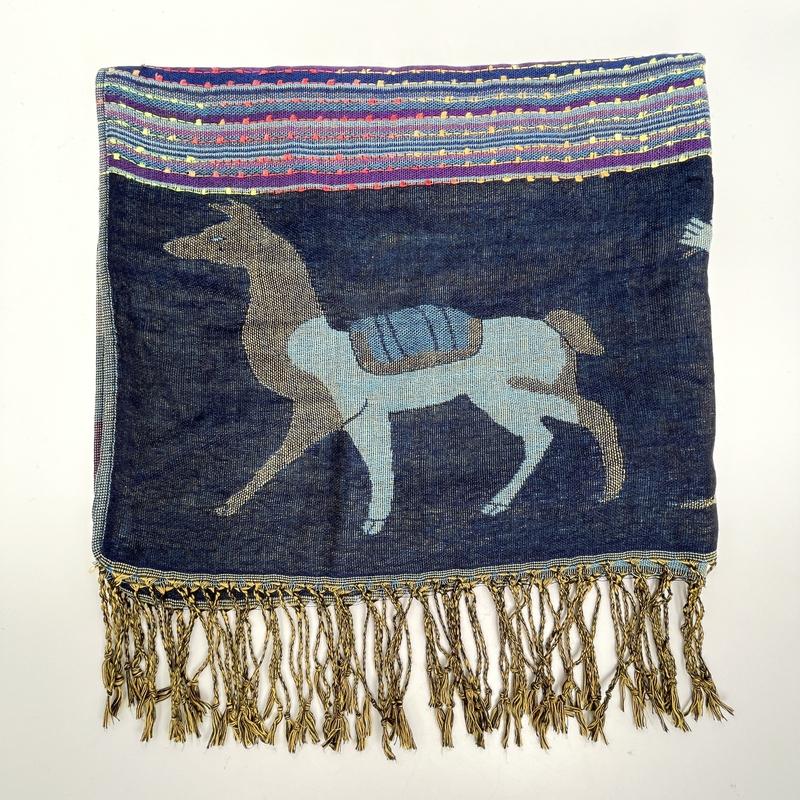 Peruvian Hand Woven Alpaca Shawl Scarf-Nature's Treasures