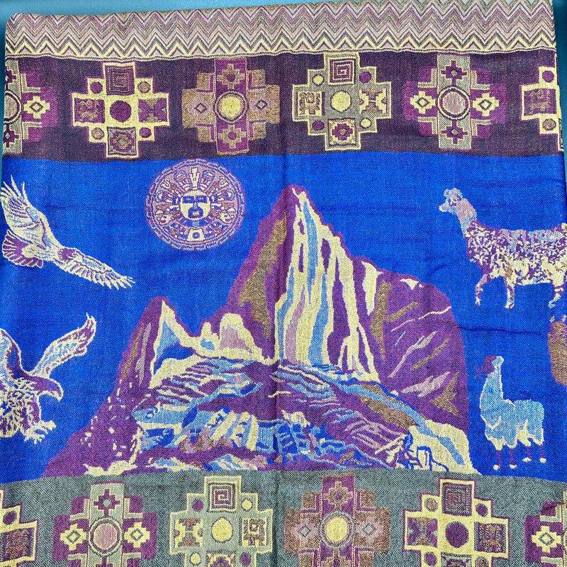 Peruvian Hand Woven Alpaca Shawl Scarf-Nature's Treasures