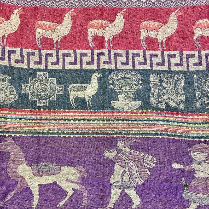 Peruvian Hand Woven Alpaca Shawl Scarf-Nature's Treasures