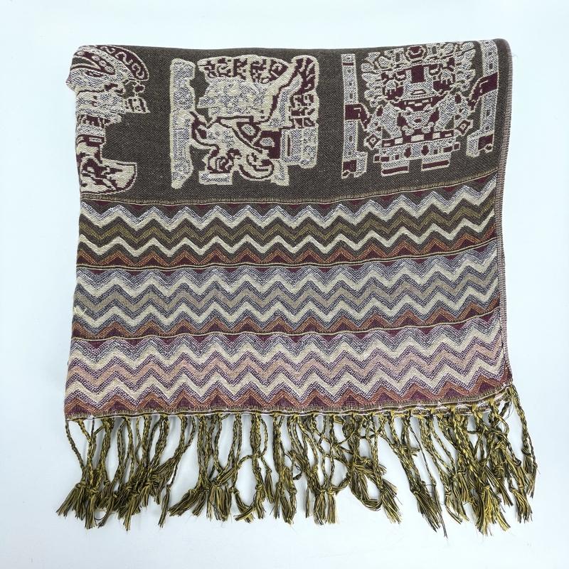 Peruvian Hand Woven Alpaca Shawl Scarf-Nature's Treasures