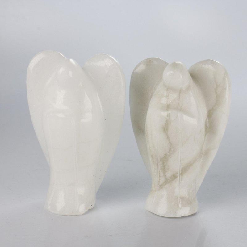 Polished Alabaster Angel Carvings || Cleansing, Forgiveness || PERU-Nature's Treasures