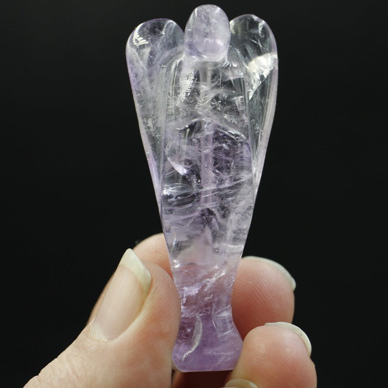 Polished Amethyst Angel Carvings || Worry Releaser || Brazil