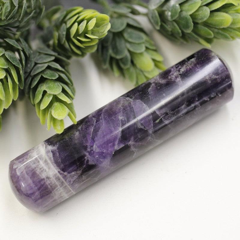 Polished Amethyst Massage Tool || Cleansing || India-Nature's Treasures
