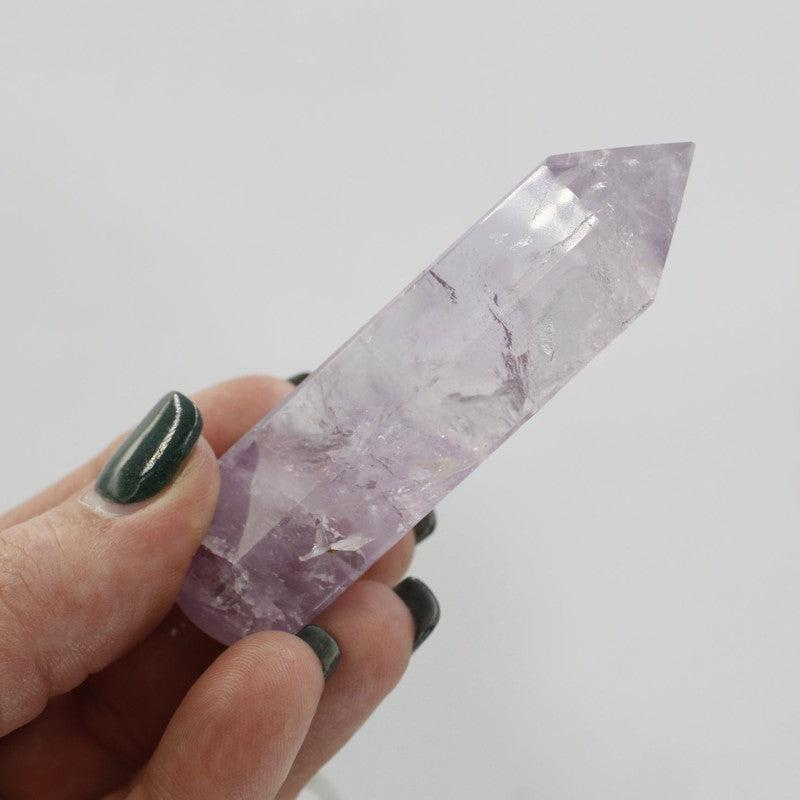Polished Amethyst Point Massage Tool || Cleansing || Brazil-Nature's Treasures