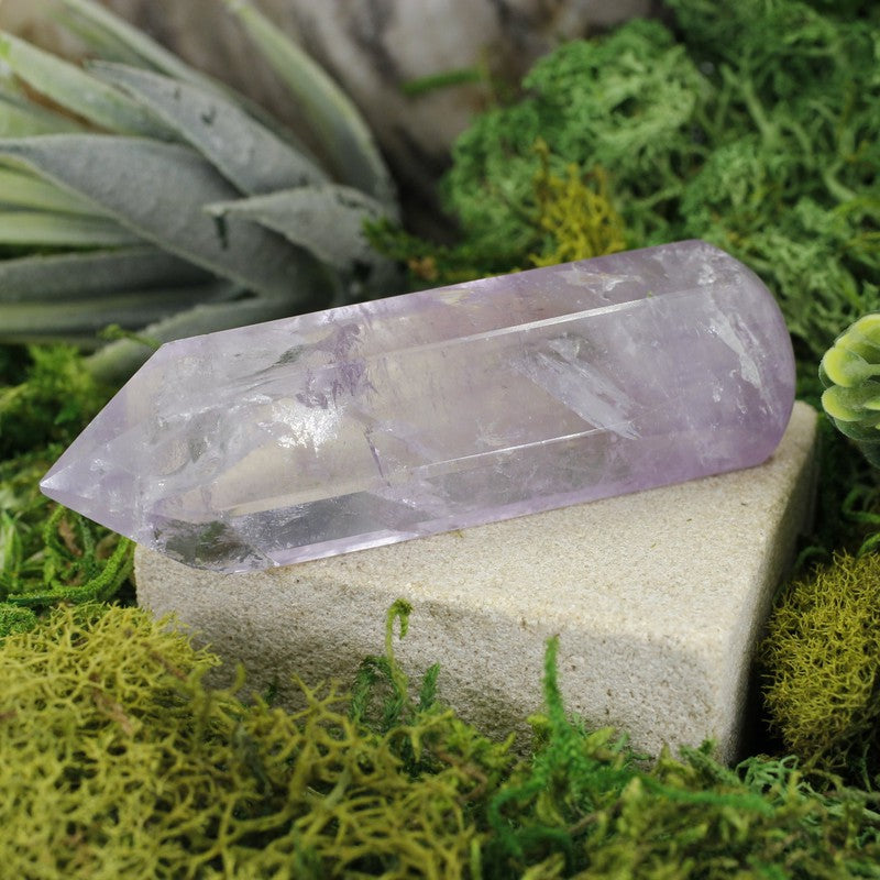 Polished Amethyst Point Massage Tool || Cleansing || Brazil-Nature's Treasures