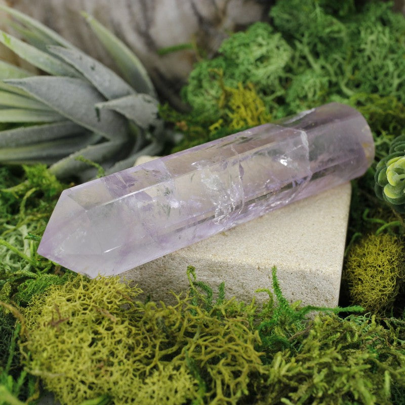 Polished Amethyst Point Massage Tool || Cleansing || Brazil-Nature's Treasures