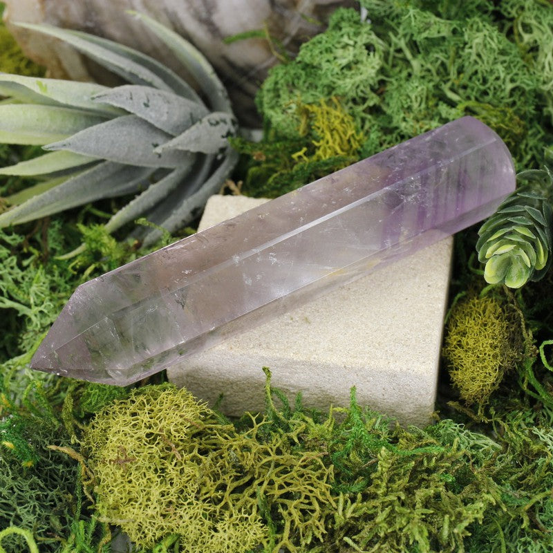 Polished Amethyst Point Massage Tool || Cleansing || Brazil-Nature's Treasures