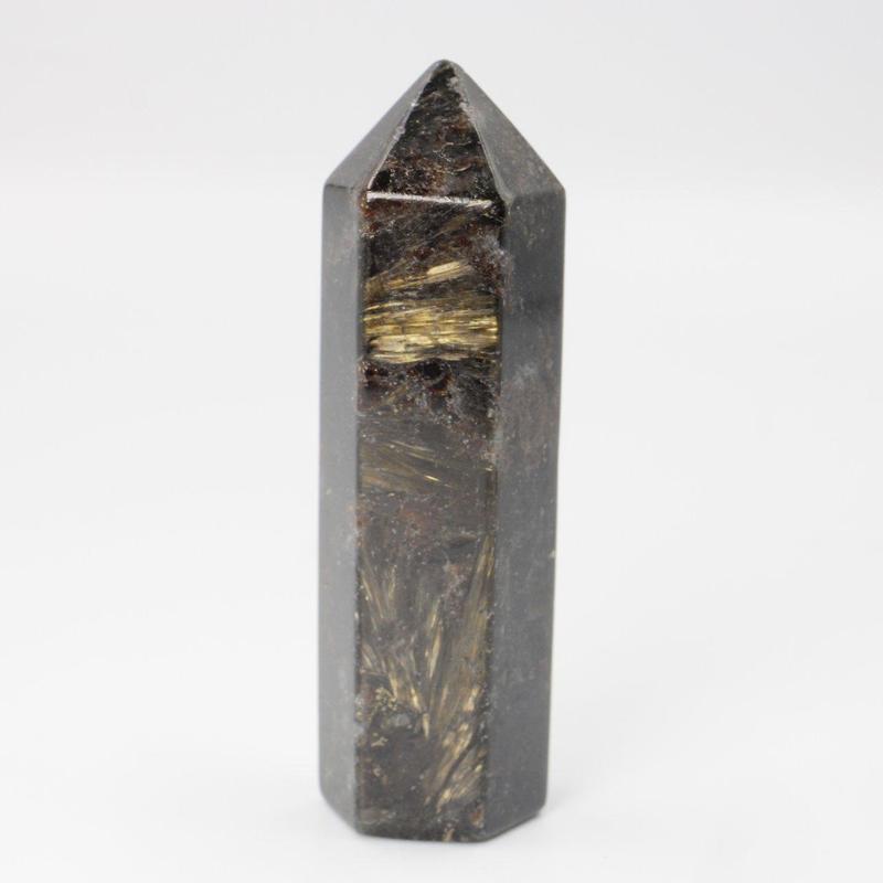 Polished Arfvedsonite Tower Points || Reliefs Stress || Canada-Nature's Treasures