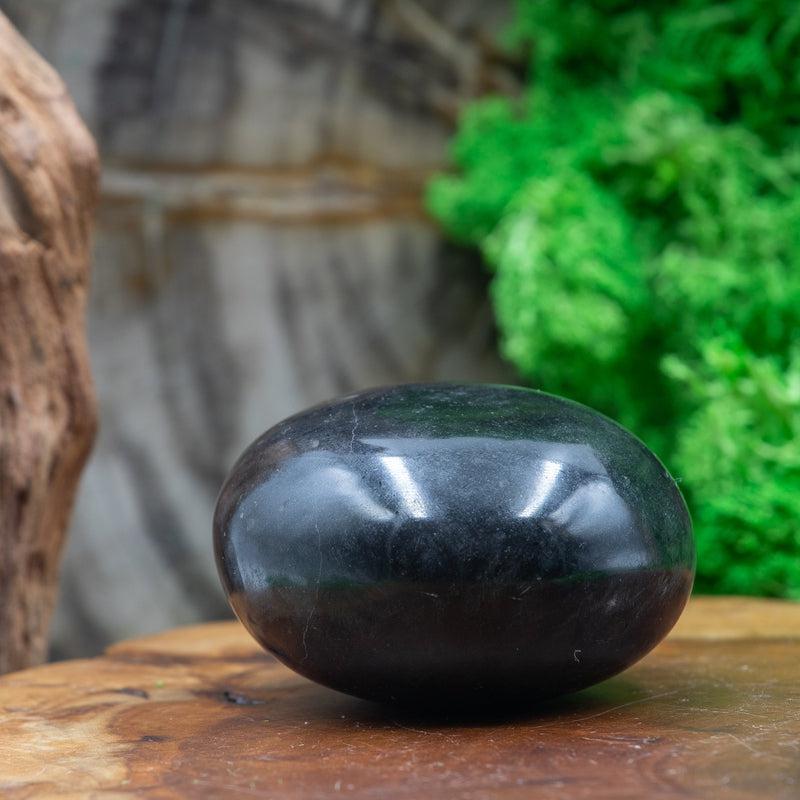 Polished Basalt Gallet Palm Stones || Clearing All Blockages-Nature's Treasures