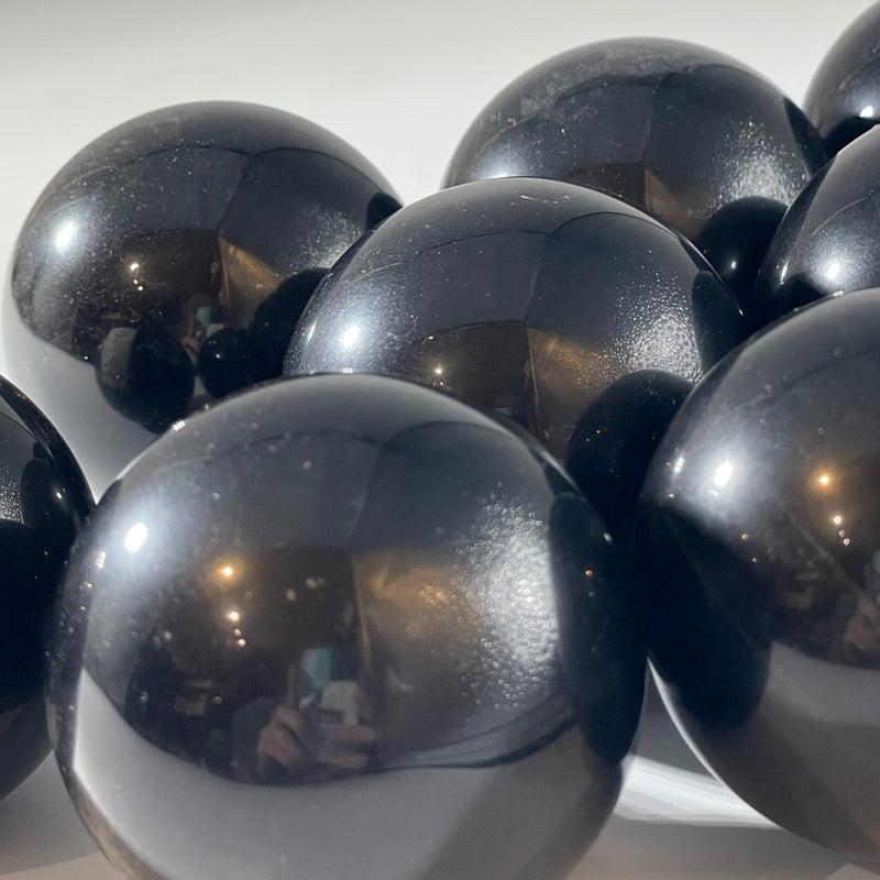 Polished Black Obsidian Spheres || Protection || Mexico-Nature's Treasures