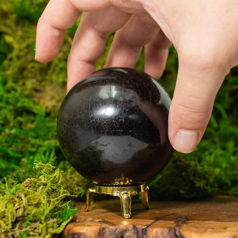 Polished Black Tourmaline Spheres || Protection || Madagascar-Nature's Treasures