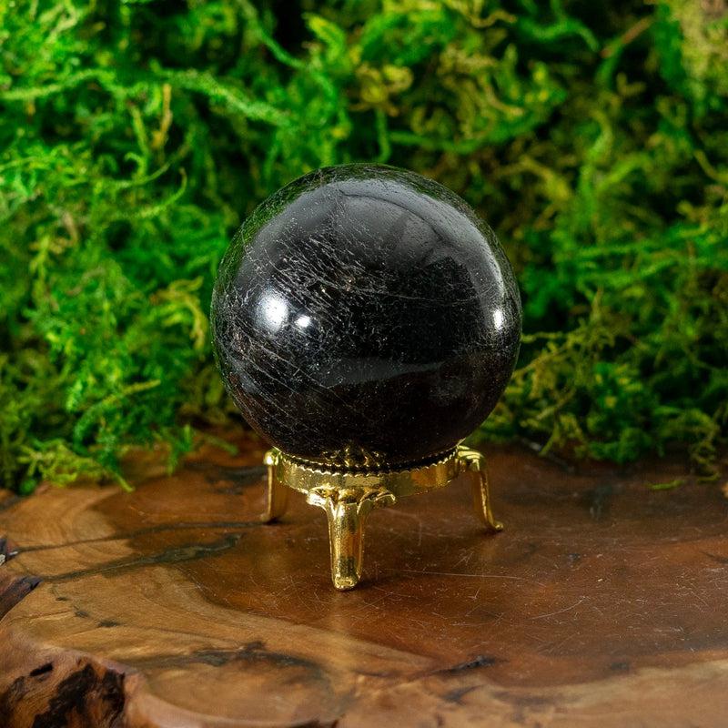 Polished Black Tourmaline Spheres || Protection || Madagascar-Nature's Treasures