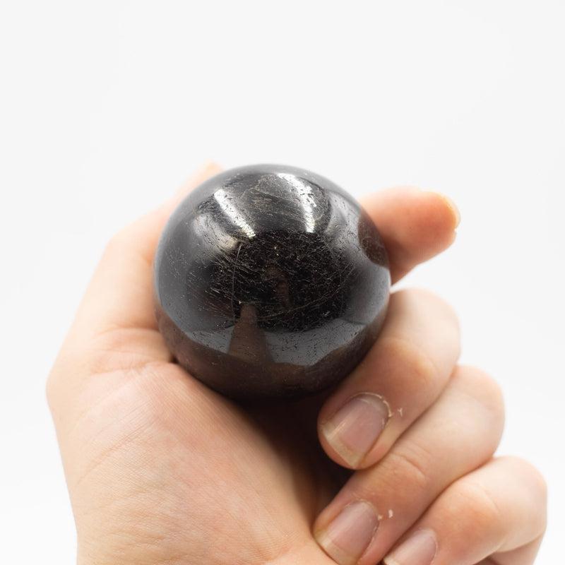 Polished Black Tourmaline Spheres || Protection || Madagascar-Nature's Treasures