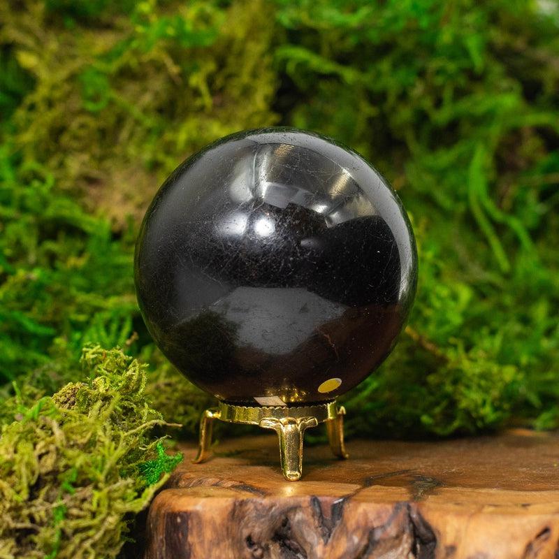 Polished Black Tourmaline Spheres || Protection || Madagascar