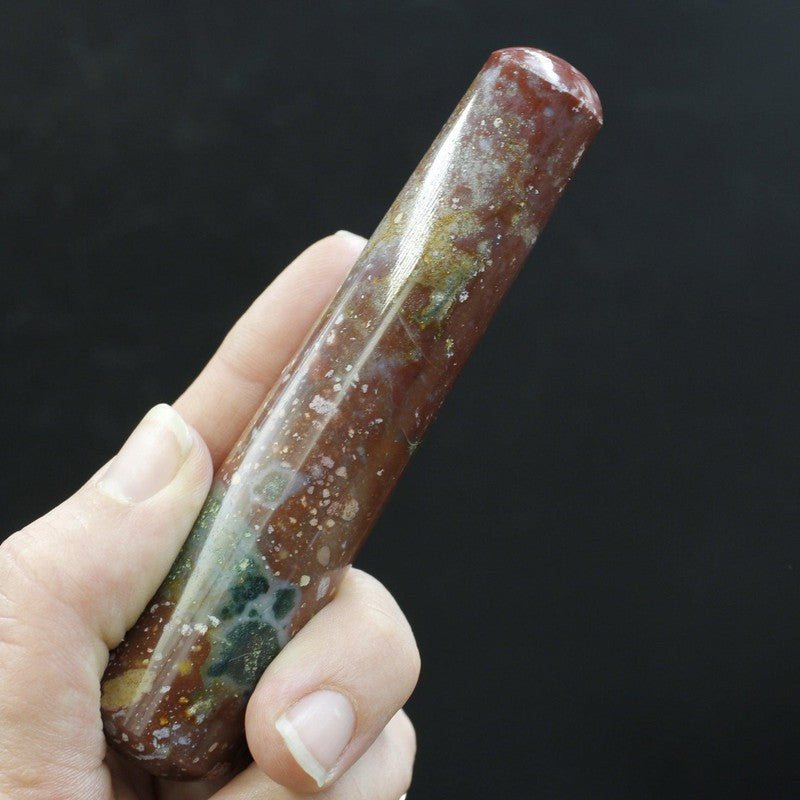 Polished Bloodstone Massage Tools || India-Nature's Treasures