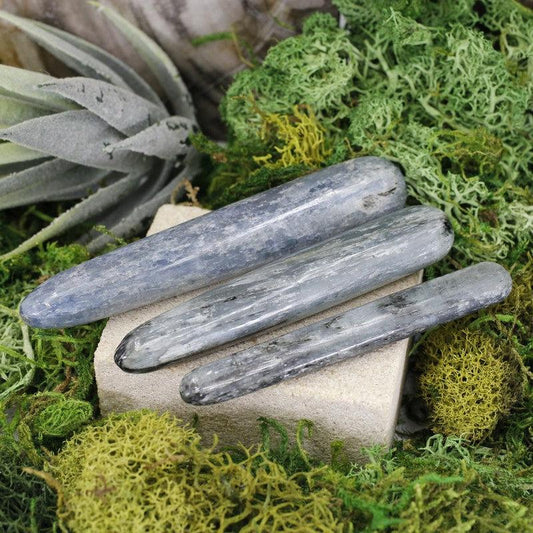 Polished Blue Kyanite Massage Tool || Brazil-Nature's Treasures