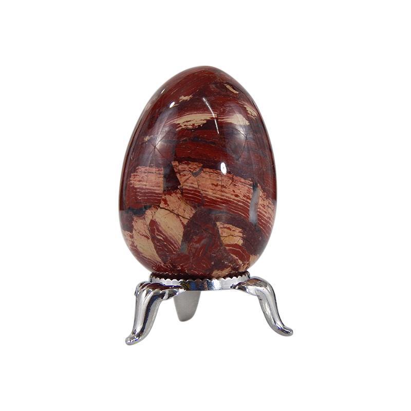 Polished Brecciated Jasper Eggs 45mm || Grounding-Nature's Treasures