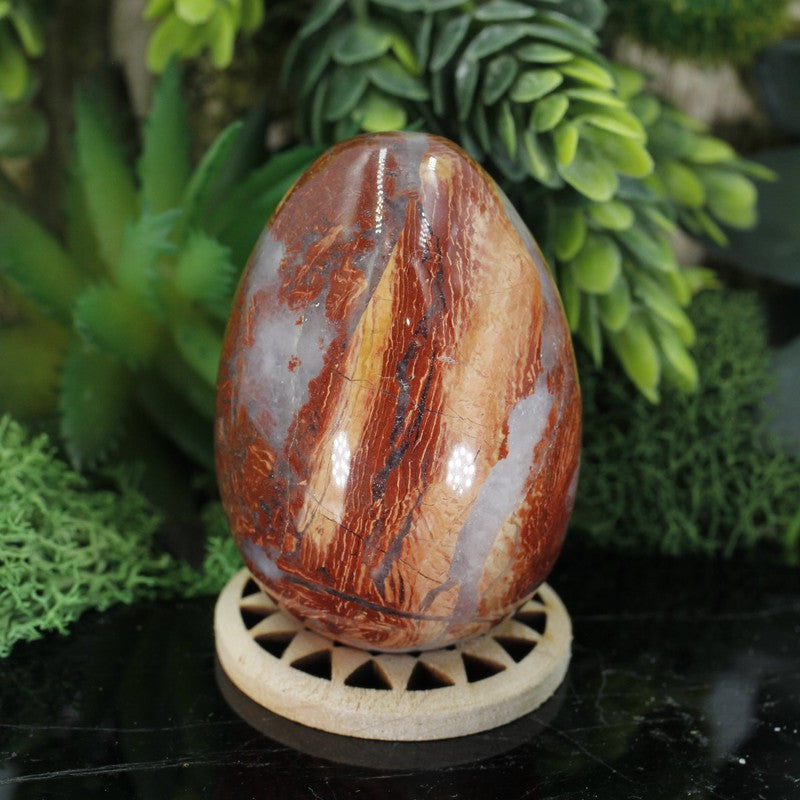 Polished Brecciated Jasper Eggs 45mm || Grounding-Nature's Treasures