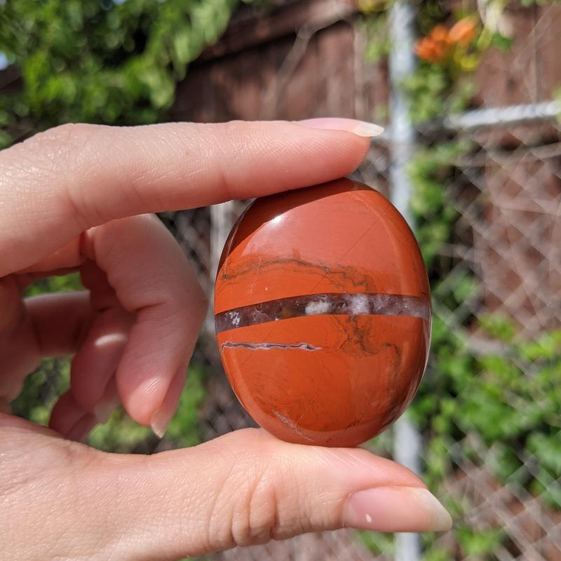 Polished Brecciated Jasper Palm Stones || Idaho-Nature's Treasures